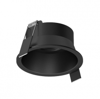 Рамка Софт 85 IP54 круглая RAL 9005 черная 41002-BK фото