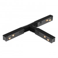 Novotech 135176 SHINO NT23 000 черный Гибкий токопроводящий соединитель для низковольтного шинопровода "T-образный" IP20 48V FLUM 135176 фото