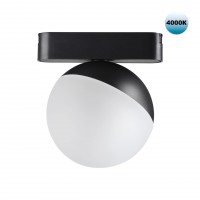 Novotech 359096 SHINO NT23 000 черный Трековый светильник для низков. шинопровода IP20 LED 4000K 10W 48V 800Лм SMAL 359096 фото