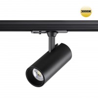 Novotech 359153 PORT NT23 000 черный Светильник трековый однофазный трехжильный IP20 LED 15W 220V 3000К 1440Лм SELENE 359153 фото