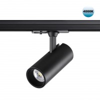 Novotech 359154 PORT NT23 000 черный Светильник трековый однофазный трехжильный IP20 LED 15W 220V 4000К 1440Лм SELENE 359154 фото