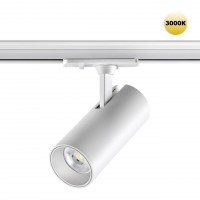 Novotech 359159 PORT NT23 000 белый Светильник трековый однофазный трехжильный IP20 LED 24W 220V 3000К 2300Лм SELENE 359159 фото