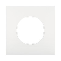 Ecoplast LK Vintage QUADRO Рамка 1-постовая квадрат (белый) 884104-1 фото