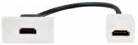 IEK PRIMER РКМ-10-00-П Розетка HDMI M/M (1 мод.) бел. PR-KK40D-RH-0-1-K01 фото