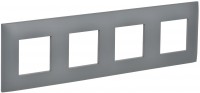 IEK SKANDY Серый Рамка 4-ая SK-F04Gr SK-M42-K03 фото