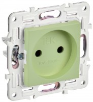 IEK SKANDY Мятный Розетка б/з 10А SK-R02G SK-R10-10-K06 фото