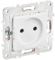 IEK SKANDY Арктический белый Розетка б/з 10А SK-R02W SK-R10-10-K01 фото