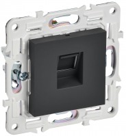 IEK SKANDY Графит Розетка компьютерная RJ45 кат.5E SK-K01G SK-K10-1-K53 фото
