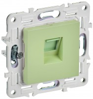 IEK SKANDY Мятный Розетка компьютерная RJ45 кат.5E SK-K01G SK-K10-1-K06 фото