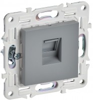 IEK SKANDY Серый Розетка компьютерная RJ45 кат.5E SK-K01Gr SK-K10-1-K03 фото