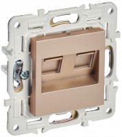 IEK SKANDY Песочный Розетка компьютерная двойная RJ45 кат.5E SK-K03Sa SK-K20-1-K98 фото