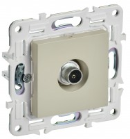 IEK SKANDY Бежевый Розетка TV оконечная SK-A12B SK-A10-O-K10 фото