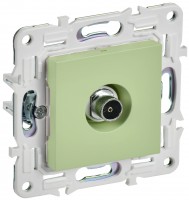 IEK SKANDY Мятный Розетка TV оконечная SK-A12G SK-A10-O-K06 фото