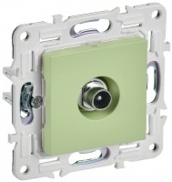 IEK SKANDY Мятный Розетка TV проходная SK-A17G SK-A10-P-K06 фото