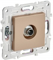IEK SKANDY Песочный Розетка TV проходная SK-A17Sa SK-A10-P-K98 фото