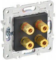 IEK SKANDY Титан Аудиорозетка 4-ая SK-A01T SK-S40-K48 фото