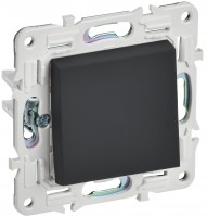 IEK SKANDY Графит Выключатель 1-клавишный 10А SK-V01G SK-V10-0-10-K53 фото