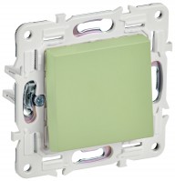 IEK SKANDY Мятный Выключатель 1-клавишный кнопочный 10А SK-V14G SK-V17-0-10-K06 фото