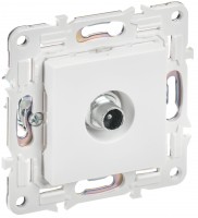 IEK SKANDY Арктический белый Розетка TV проходная SK-A17W SK-A10-P-K01 фото