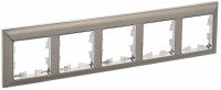 IEK BRITE Рамка 5-мест. РУ-5-Бр хром/никель BR-M52-12-4-K23 фото