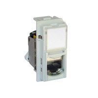 BTicino Living now белый розетка компьютерная RJ45 cat6a UTP 1 мод KW4279C6A фото