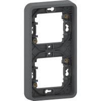 Schneider Electric Mureva Styl Антрацит Рамка 2-ая, вертикальная, IP55 MUR34151 фото