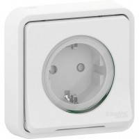 Schneider Electric Mureva Styl Бел внутр Розетка с/з и шторками, IP55 MUR39132 фото