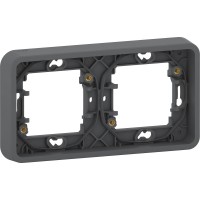 Schneider Electric Mureva Styl Антрацит Рамка 2-ая, горизонтальная, IP55 MUR34101 фото