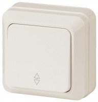 Intro 2-103-02 Переключатель, 10А-250В, IP20, ОУ, Quadro, сл.кость (10/200/3600) Б0053751 фото