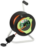 ЭРА Удлинитель силовой RP-1-2x1.5-50m на пластиковой катушке без заземления 1 розетка 50м ПВС 2x1,5мм2 Б0059772 фото