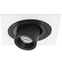 i516172 Светильник INTERO TUBO LED 7W 360LM 60G БЕЛЫЙ/ЧЕРНЫЙ 3000K (217516+217172) i516172 фото