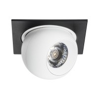 i51764 Светильник INTERO LED 9W 850LM 24G ЧЕРНЫЙ/БЕЛЫЙ 4000K (217517+217064) i51764 фото