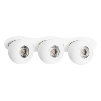 i636626262 Светильник INTERO LED 9W*3 850LM*3 24G БЕЛЫЙ 3000K (217636+217062+217062+217062) i636626262 фото