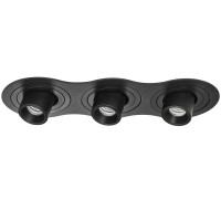 i637174 Светильник INTERO TUBO LED 7W*3 360LM*3 60G ЧЕРНЫЙ 4000K (217637+217174+217174+217174) i637174 фото