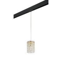 PRO795312 Светильник д/1-фазн трека CRISTALLO 1х40W G9 ЗОЛОТО/ЧЕРНЫЙ (795312+595007) PRO795312 фото