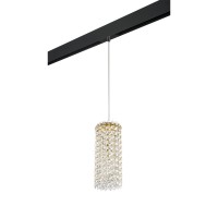 PRO795322 Светильник д/1-фазн трека CRISTALLO 1х40W G9 ЗОЛОТО/ЧЕРНЫЙ (795322+595007) PRO795322 фото