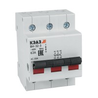 КЭАЗ Выключатель нагрузки модульный ВН-32-363-УХЛ3 141640 фото