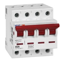 КЭАЗ OptiDin ВМ63PL Выключатель нагрузки 4P 40А 400В (BM63PL-440-УХЛ3) 328175 фото