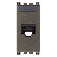 Vimar Розетка RJ45 NETSAFE CAT5E UTP, Metal 19339.11.M фото