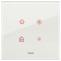 Vimar Накладка EIKON EVO для 2 модулей, белый бриллиант 21662.70 фото