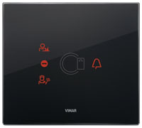 Vimar Накладка EIKON EVO для 3 модулей транспондера, черный бриллиант 21666.76 фото