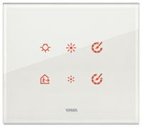 Vimar Накладка EIKON EVO для 3 модулей, белый бриллиант 21663.70 фото