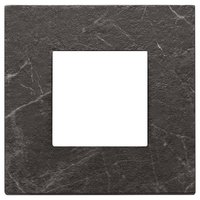 Vimar Накладка на 2 модуля, nero Marquina 22642.53 фото