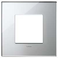Vimar Накладка на 2 модуля, ледяное серебро 22642.75 фото