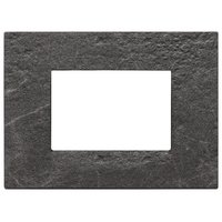 Vimar Накладка на 3 модуля, nero Marquina 22653.53 фото