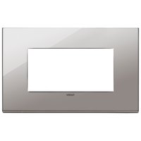 Vimar Накладка на 4 модуля, черный хром 22654.83 фото
