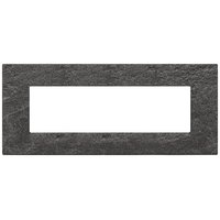 Vimar Накладка на 7 модулей, nero Marquina 22657.53 фото