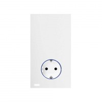 Simon 100 Белый матовый Hub Pro iO с розеткой Schuko 2Р+Е 16А 250В~ 10034108-230 фото
