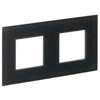 IEK SKANDY Стекло Графит Рамка 2-ая SK-F22G SK-M22-G-K53 фото