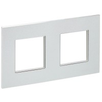 IEK SKANDY Металл Серебряный Рамка 2-ая SK-F32S SK-M22-M-K23 фото